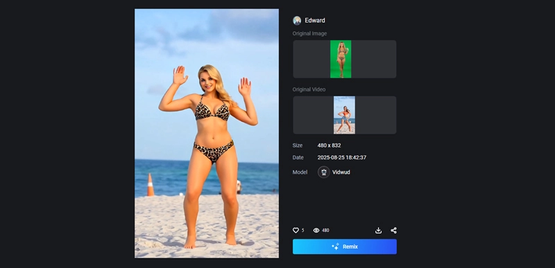 Vidwud AI Swim Suit Generator