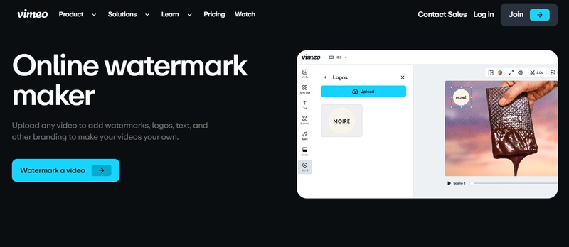 Vimeo Online Watermark Maker