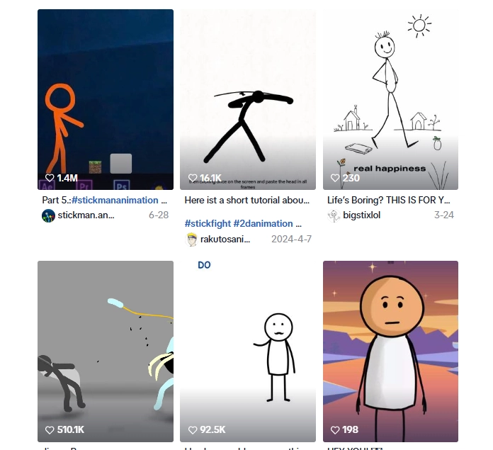 Viral Stick Figure Videos