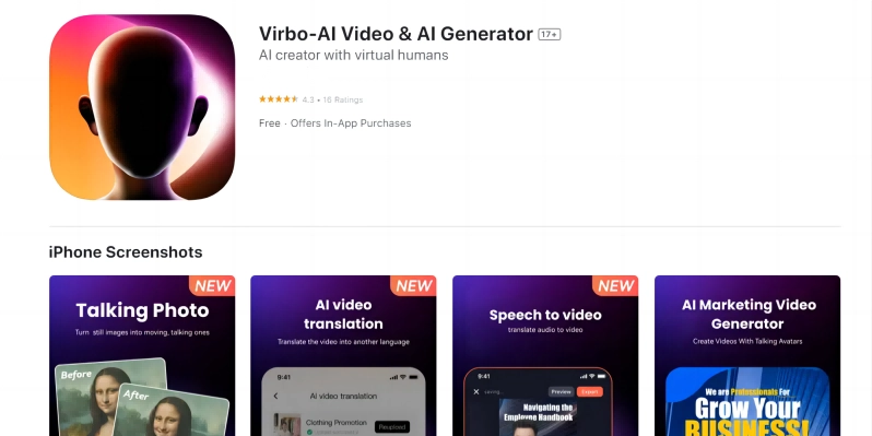 Virbo AI Video AI Generator