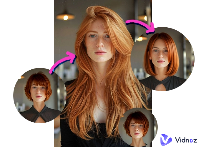 Virtual Short Hairstyle Try-on