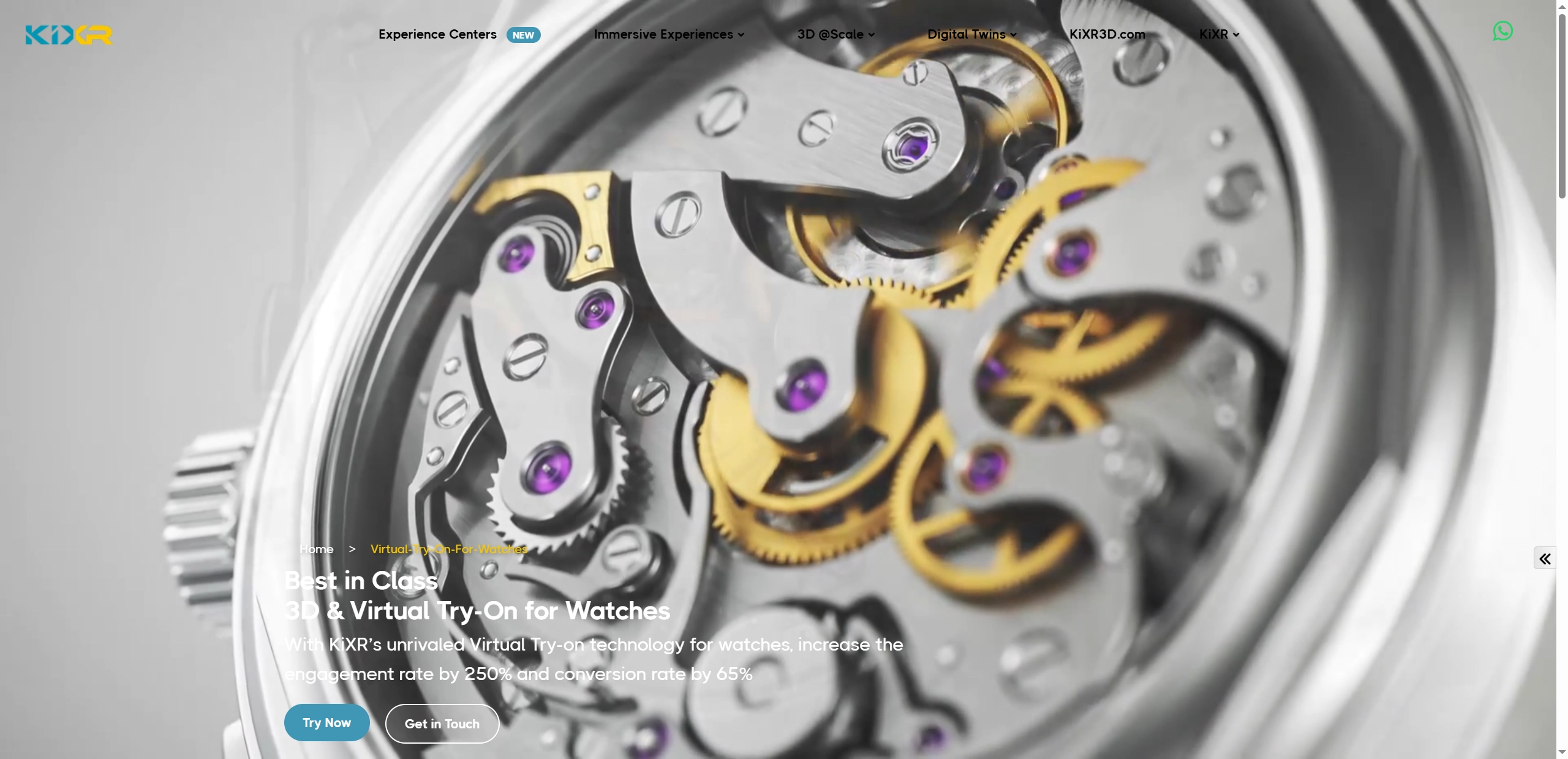 Virtual Watch Try on Kiksarvr