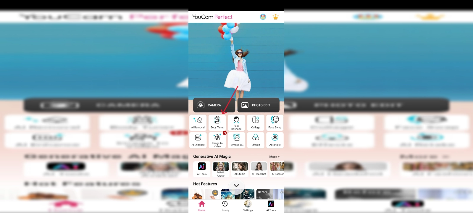 Visit the Body Tuner Feature