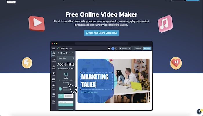 Visme Explainer Video Software