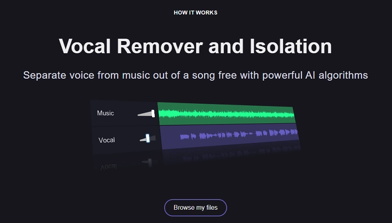 Vocal Remover for Background Music Removal