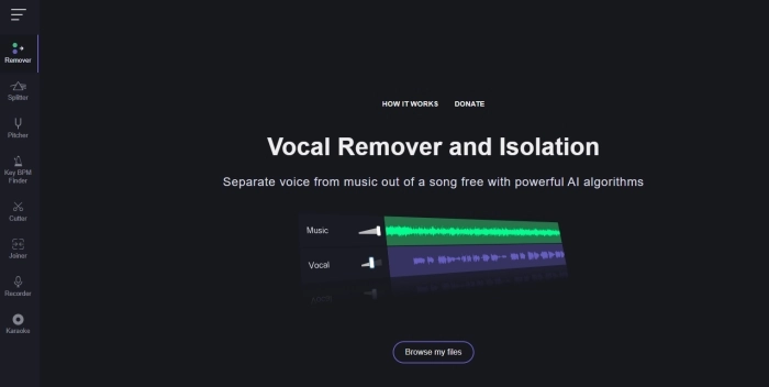 AI Music Splitter - VocalRemover