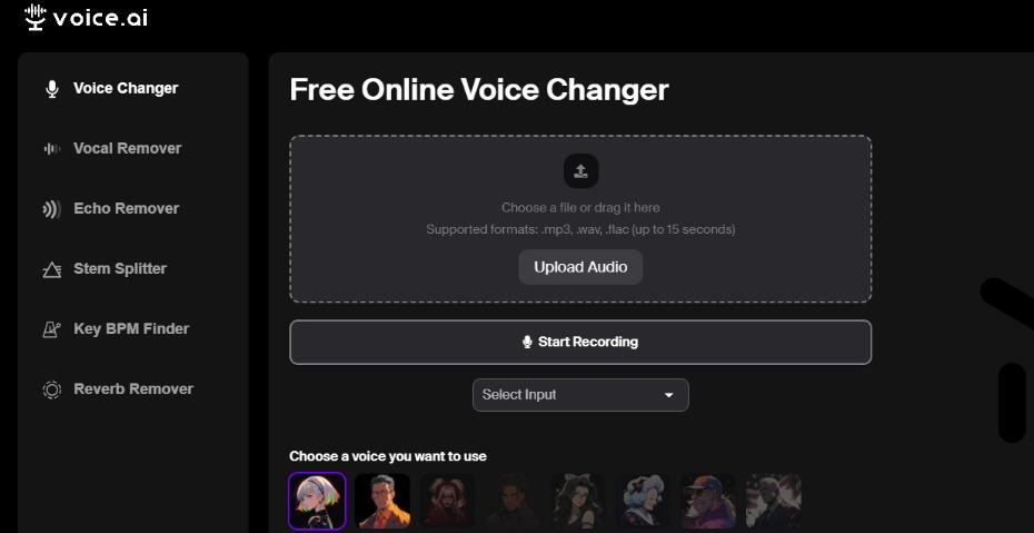 Voice AI A Real-Time Voice Changer