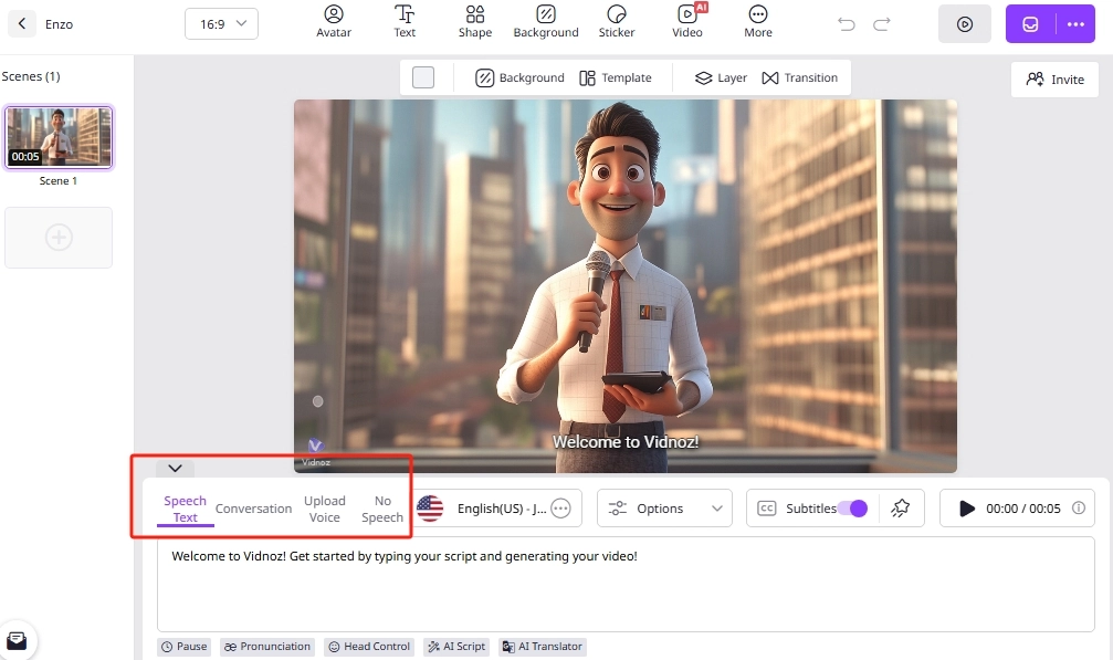 Voice Over Options to Add