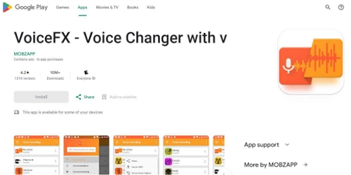 VoiceFX Auto Tune Voice Changers for Mobile Users