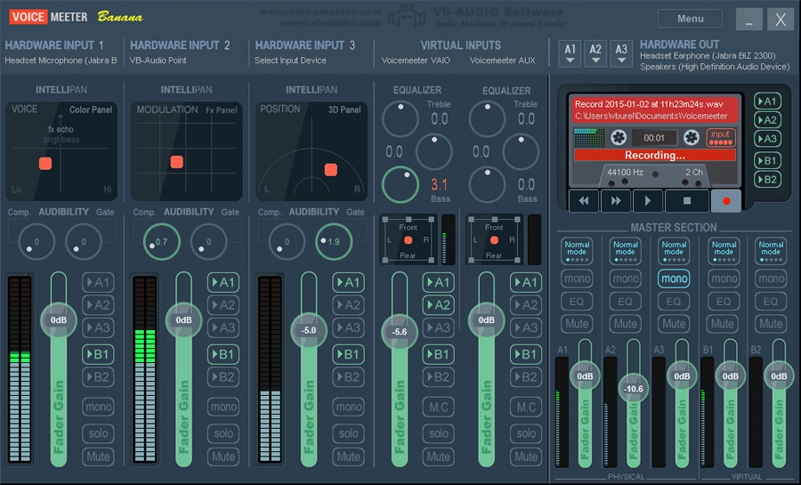 Voicemeeter Voice Modulator