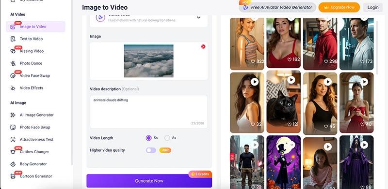 Weather Forecast Generator Image to Video Upload