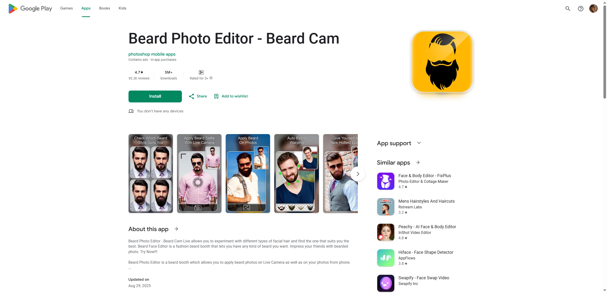 What Do I Look Like with a Beard Beard Cam