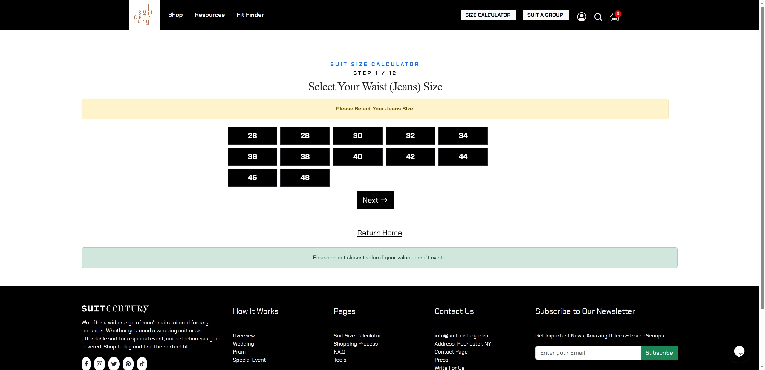 What Is My Suit Size Calculator Suitcentury