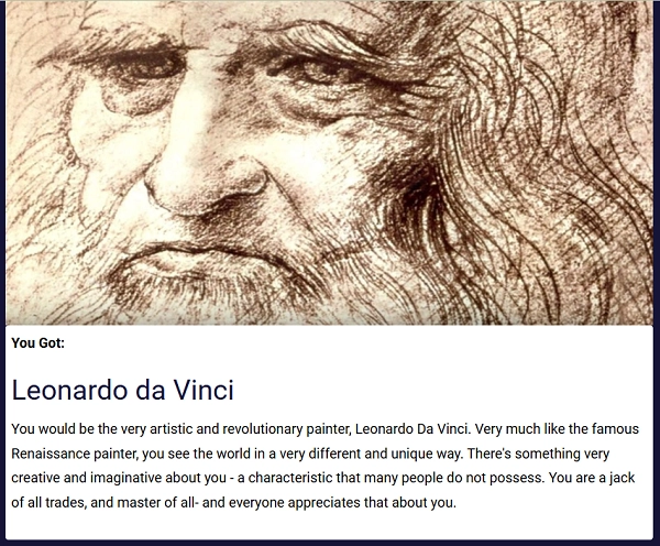 Whatstuffworks What Historical Figure Are You Quiz