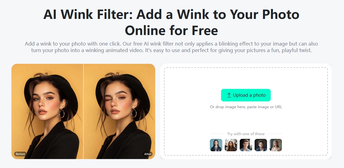 Wink Filter Made by AI