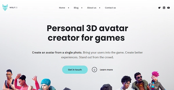 Realistic 3D Avatar Maker - WOLF3D