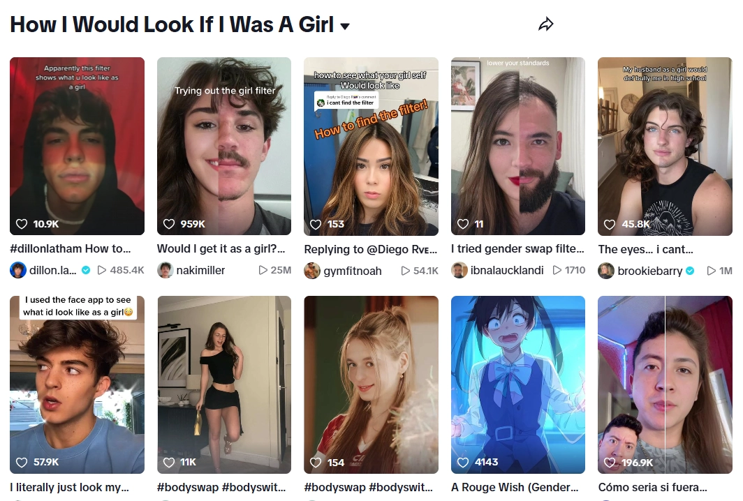 Women Filter on TikTok