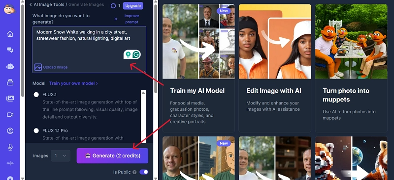 Write Prompt and Hit Generate Button