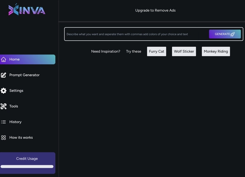 Xinva AI Sticker Generator