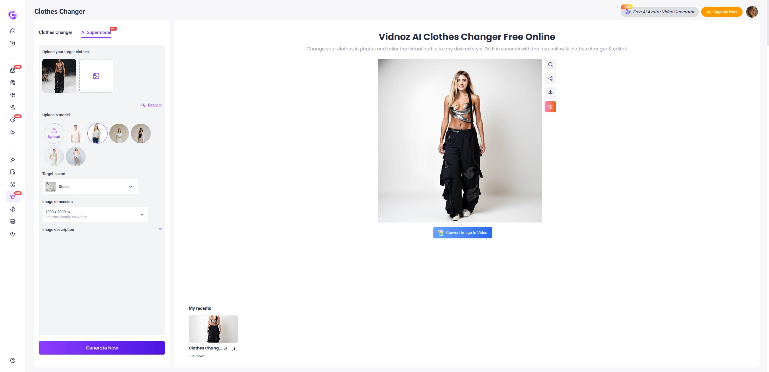 Y3K Style Clothes Try On