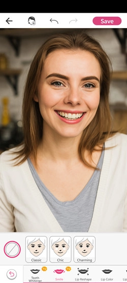 YouCam Makeup Smile Filter