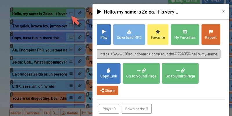 Zelda TTS Generator