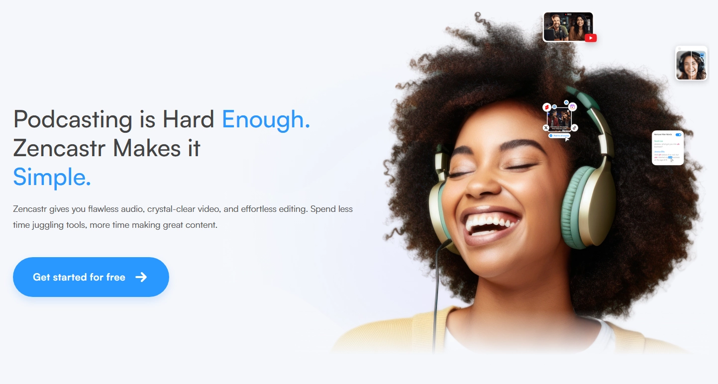 Zencastr: AI-Powered Podcast Editing