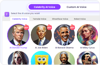 How to Use Celebrity AI Voice Generator - Step 1